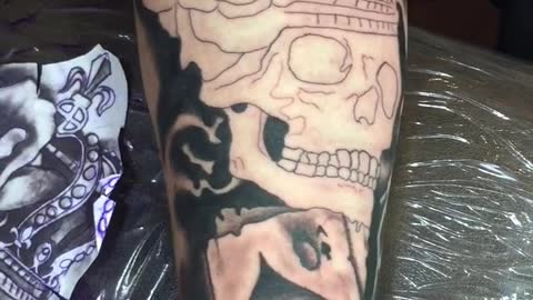 Beautiful skull tattoo