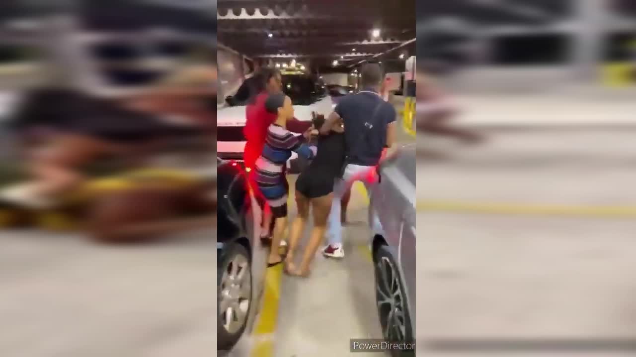 Black Women Fight " Wigs got ripped off