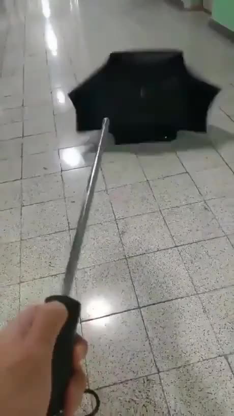 Pop goes the umbrella