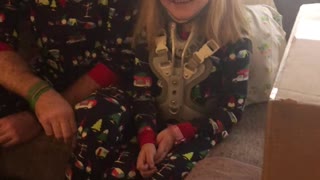 Girl Injured in Tornado That Killed Her Sister Receives Christmas Gifts From Trump