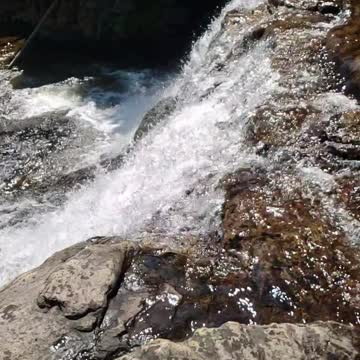 Close Up Shot of a Waterfall