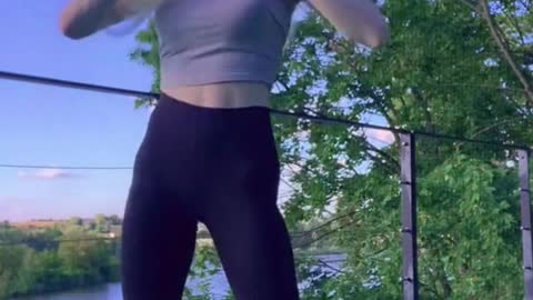 beautiful girl dancing