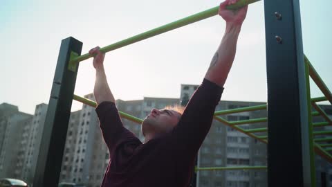 Do pull-ups to strengthen your muscles