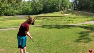 Beginner golfer