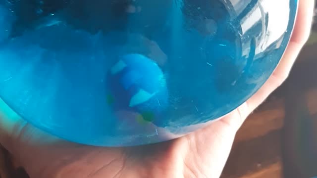 frozen 🧊ballon toy inside rumble me