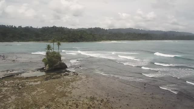 Surfer at the Island