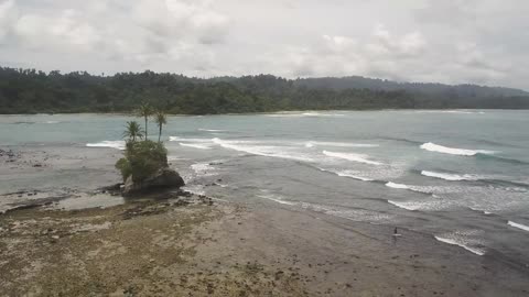 Surfer at the Island