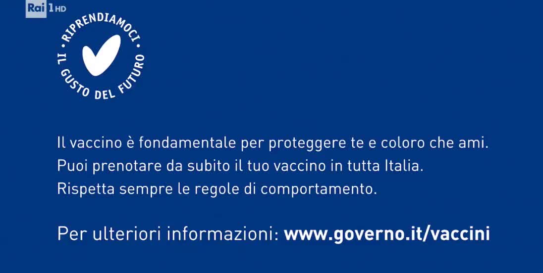 Rai - Campagna pro-vaccino - Riprendiamoci il gusto del futuro