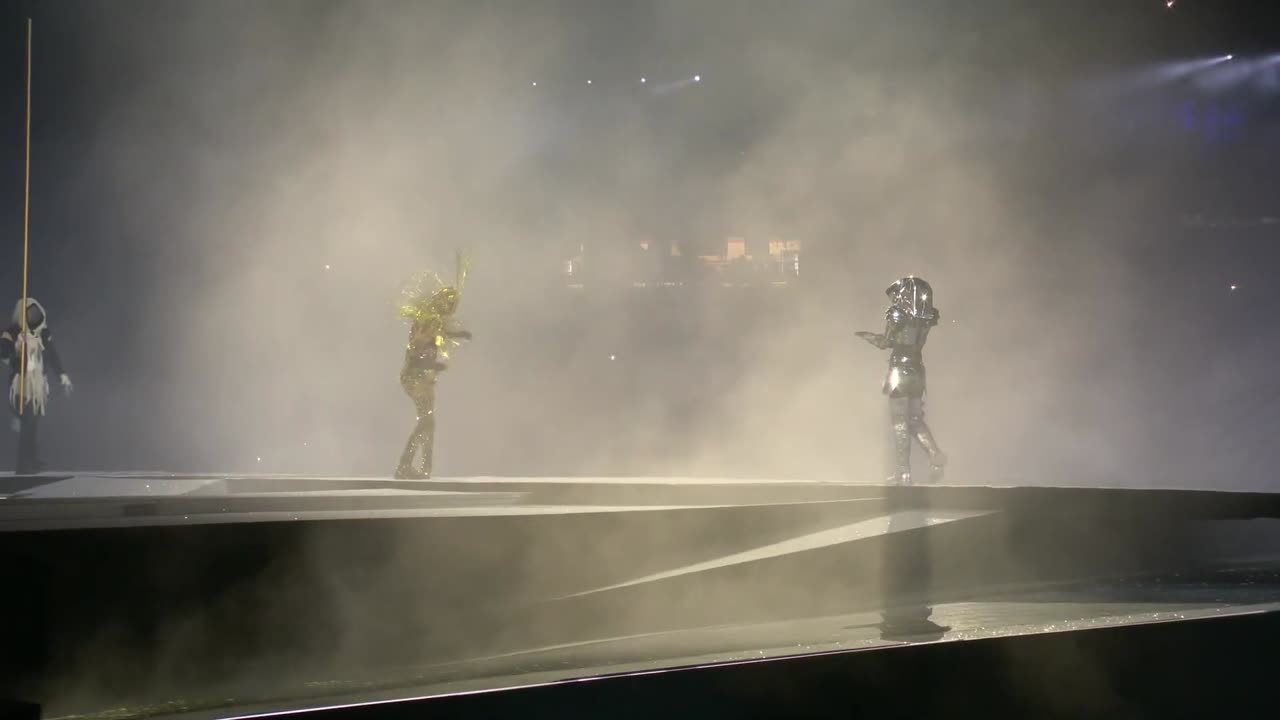 The Golden Voyager takes center stage at the Paris Olympics Closing Ceremony