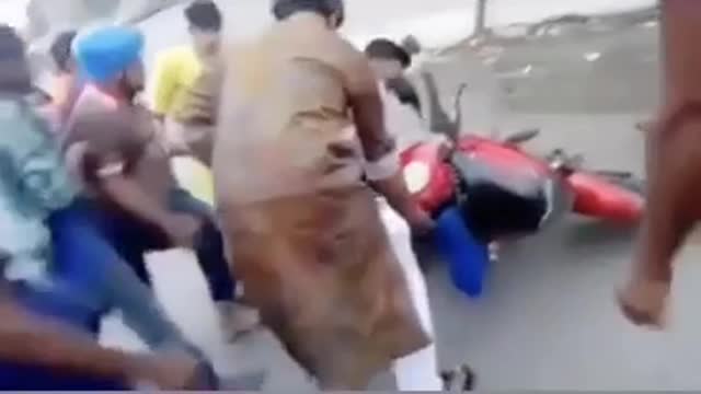 Very funny bike accident video🤣