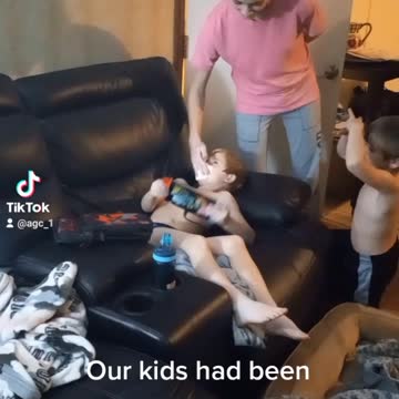 Funny Prank On Kids! We got payback on our kids!! Whipped Cream Style