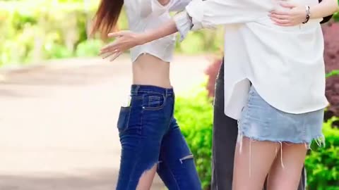 Amazing Chinese Girl in Adorable Shorts - #shorts #shortsfeed #viral