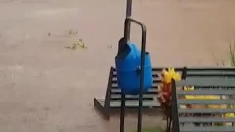 heavy rains in Brazil leaves everything destroyed