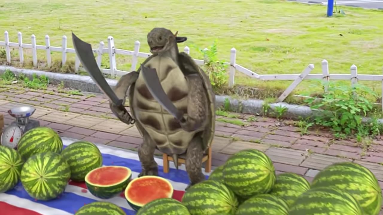 Brother Turtle, you are eating melons and watching the show, are you familiar with it?