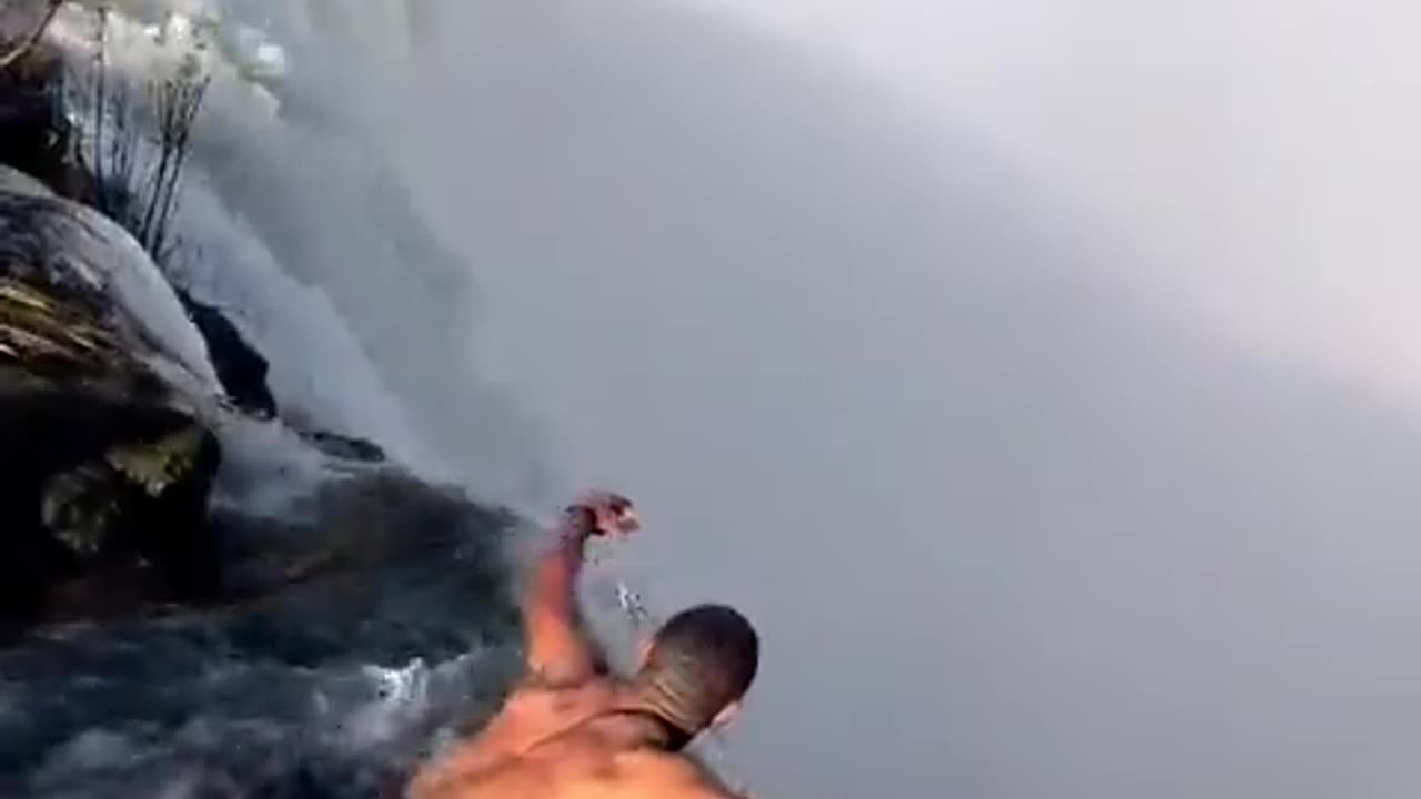 This natural pool is perfect for thrill seekers.
