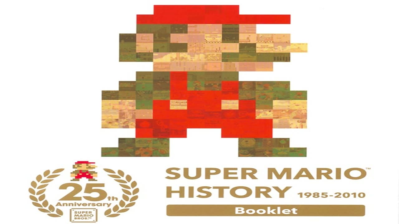 Super Mario History 1985-2010 Soundtrack CD.