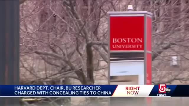 HARVARD DEP. CHAIR, BU RESEARCHER CHARGED WITH CONCEALING TIES TO CHINA