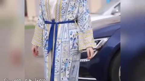 Eid outfits most beautiful collection of veiled dresses spring and summer fashion 2022😍-Hijab