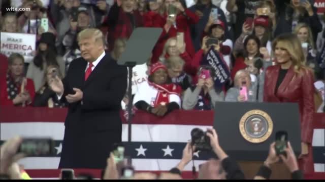 Former president trump speak to save America rally