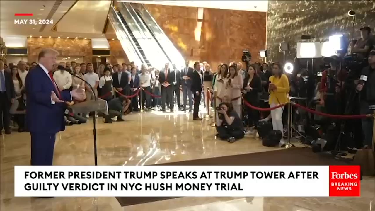 'I Think They Hate Our Country'- Trump Rails Against Democrats After Guilty Verdict