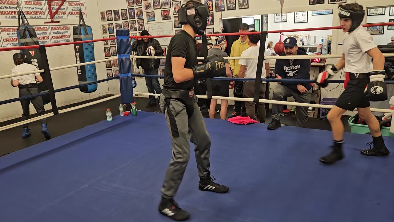 Joey sparring Tommy. 12/12/24