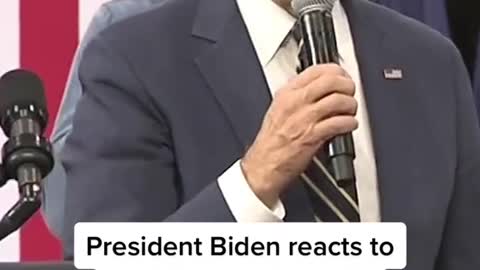 President Biden reacts to USMNT win over Iran in the World Cup