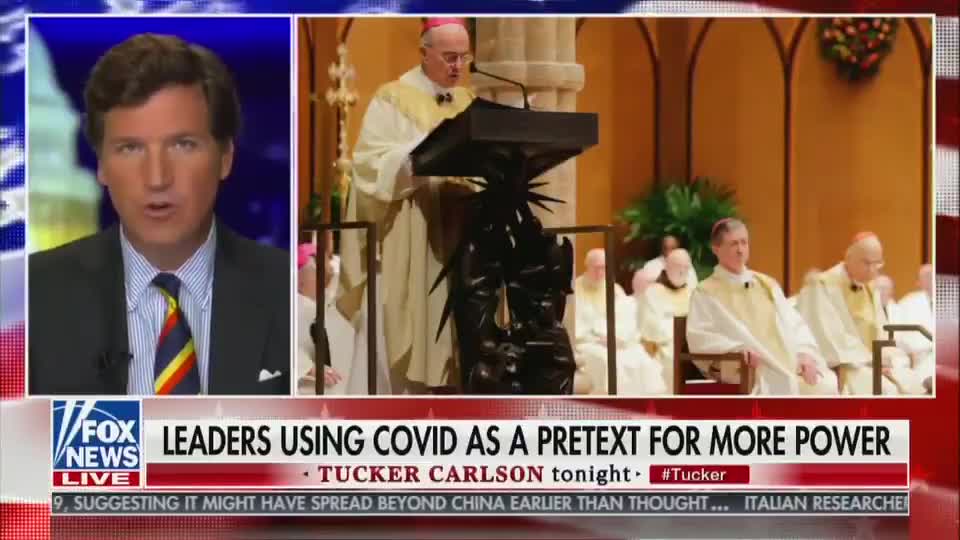 Tucker Slams Canada's Trudeau for Using Coronavirus to Push Socialism