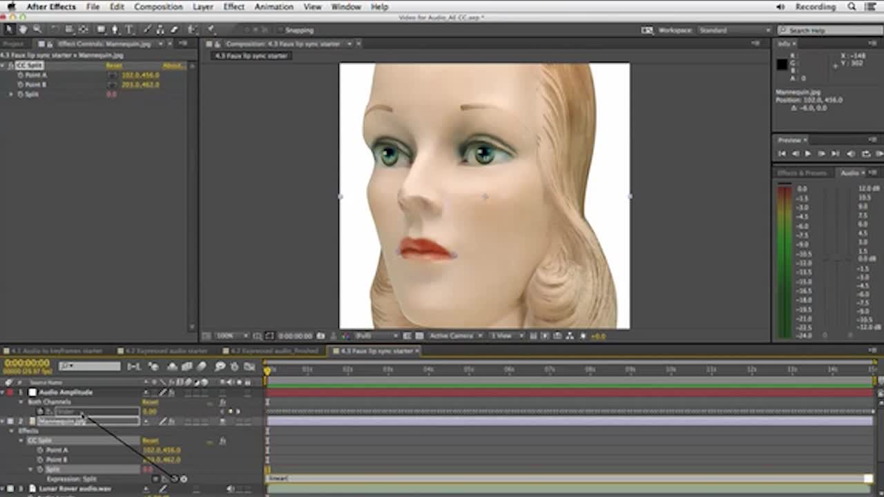 AE audio special effects editing and production video tutorial. 14.