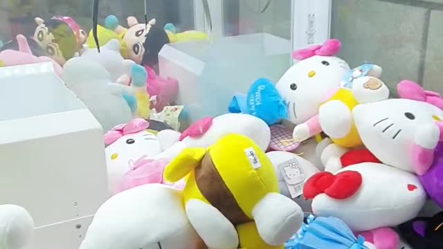 The last game of claw machine.