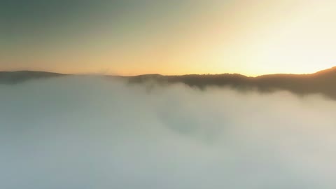 River of Cotton clouds