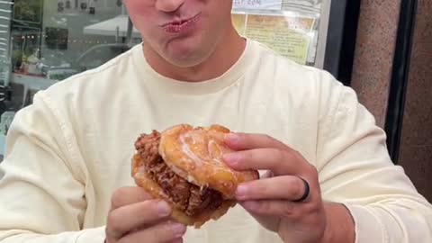 A beef sandwich