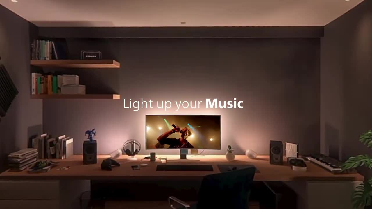 Philips Hue - Tingkatkan pencahayaan di area hiburan Anda!