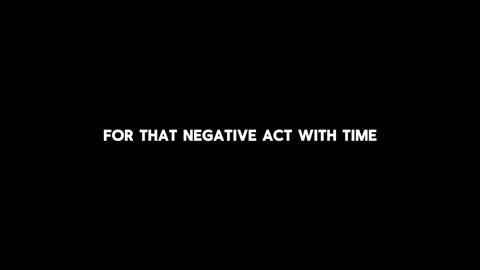 Negative Acts - Karma is Real