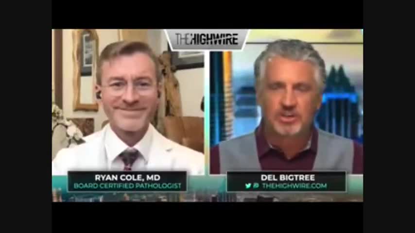 DR RYAN COLE SPEAKS WITH DEL BIGTREE OF THE HIGHWIRE UPON THE LATEST COVID INJECTION EFFECTS.