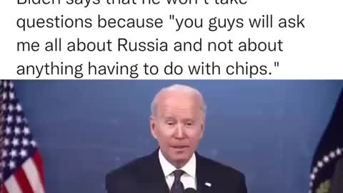 Biden doesn't want any Russia Questions