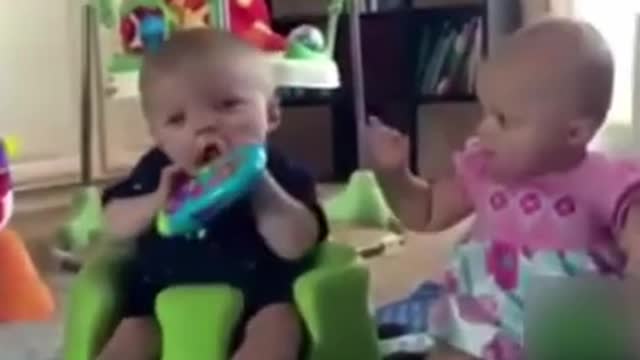 Cute baby reaction #Shorts