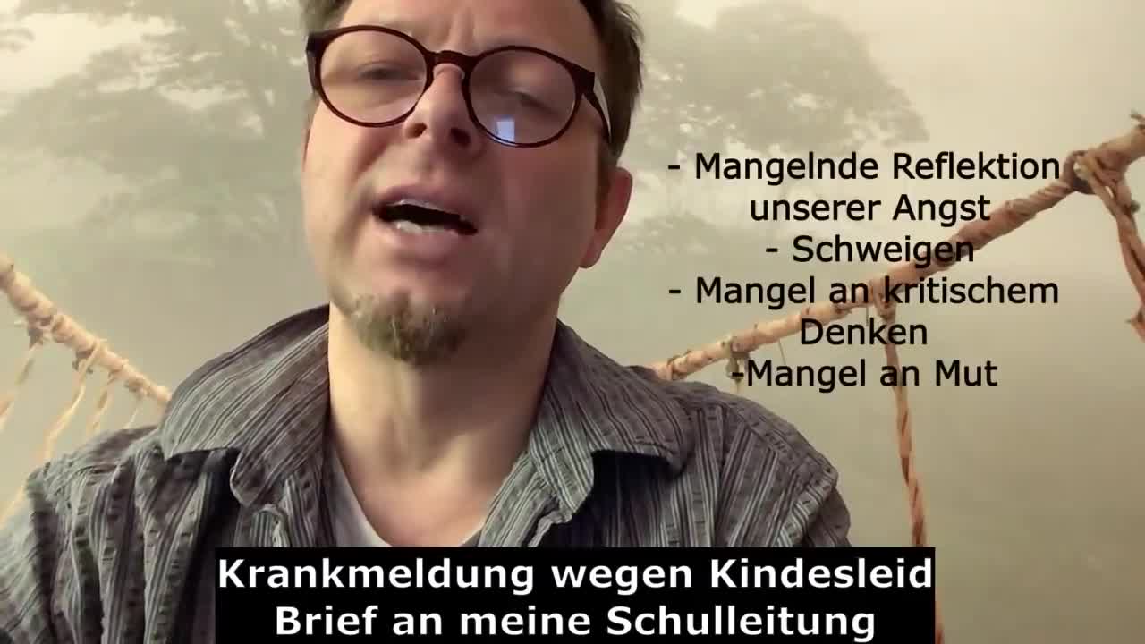 Ein engagierter und couragierter Lehrer spricht aus...