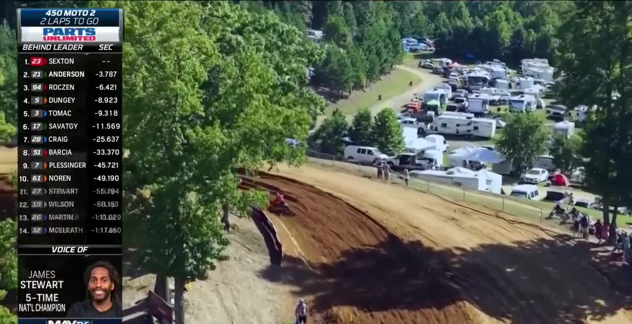 Budds Creek 450 Moto 2 Final Laps Motocross 2022
