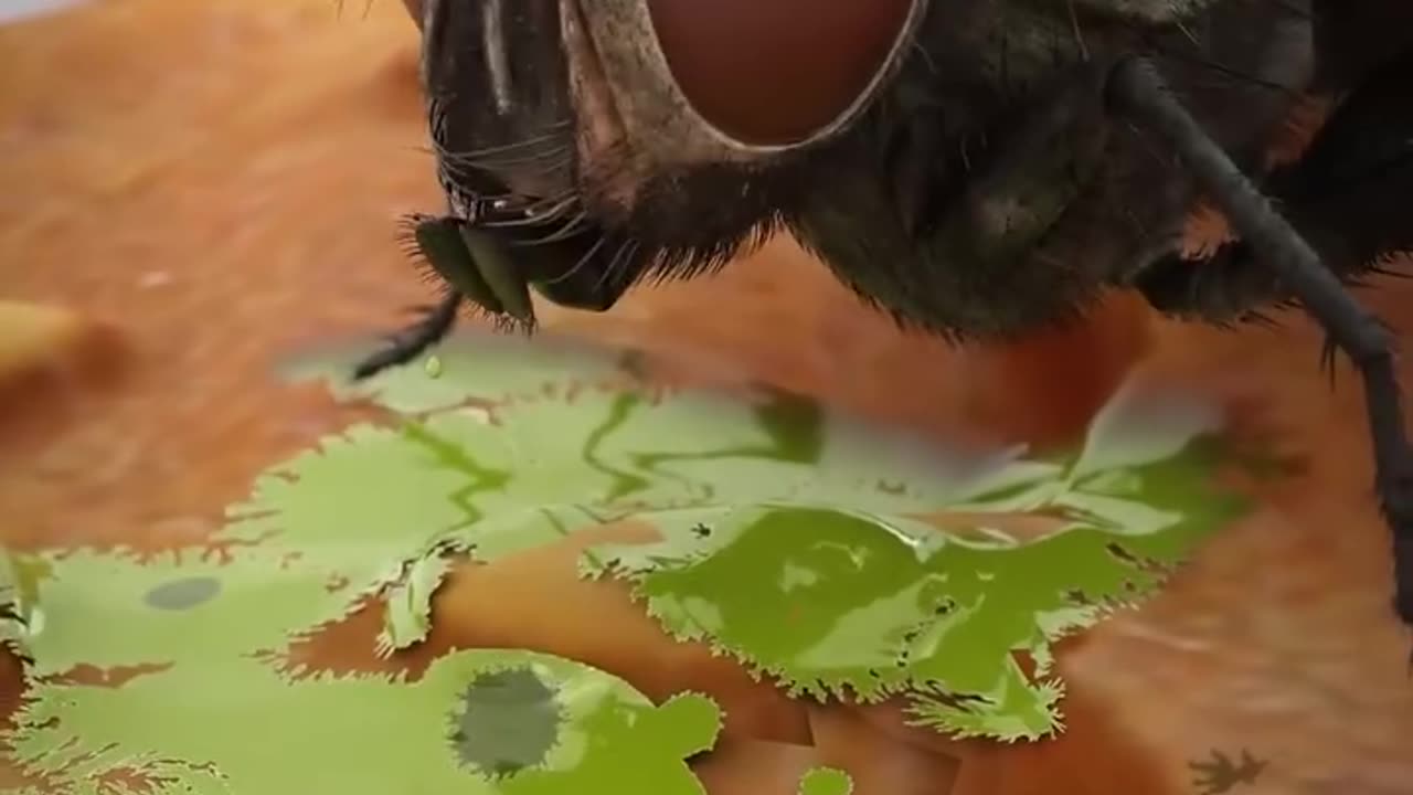 How Flies Actually Eat Your Food 😨