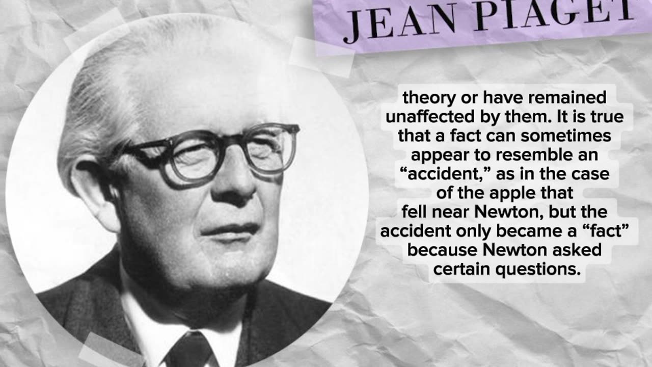 QUOTES BY JEAN PIAGET