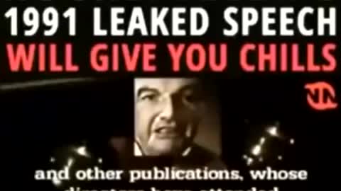 💫EXPOSED🚨Elites Plan 4 Global Control🚨1991 Leaked Bilderberger meeting