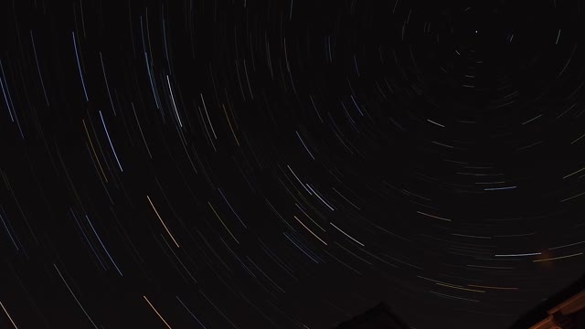 Star trail compilation Nikon P900