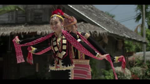 Dusun Lotud Dance of North Borneo.