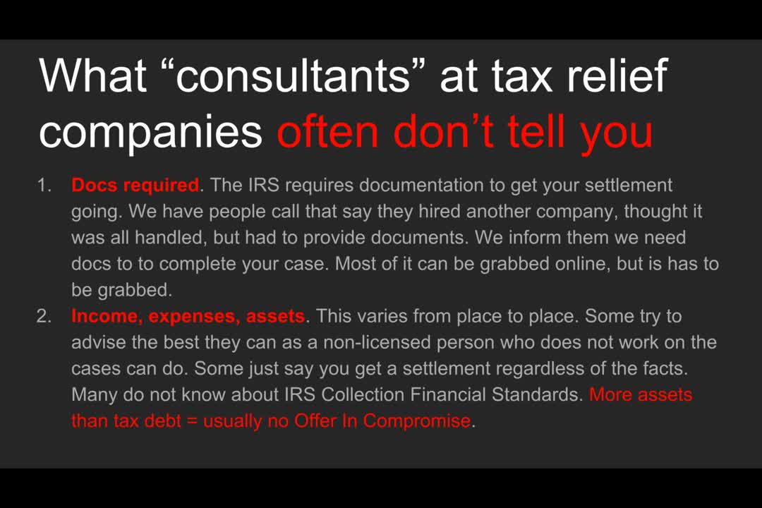 Pennies on the Dollar Tax Relief: How It Really Works