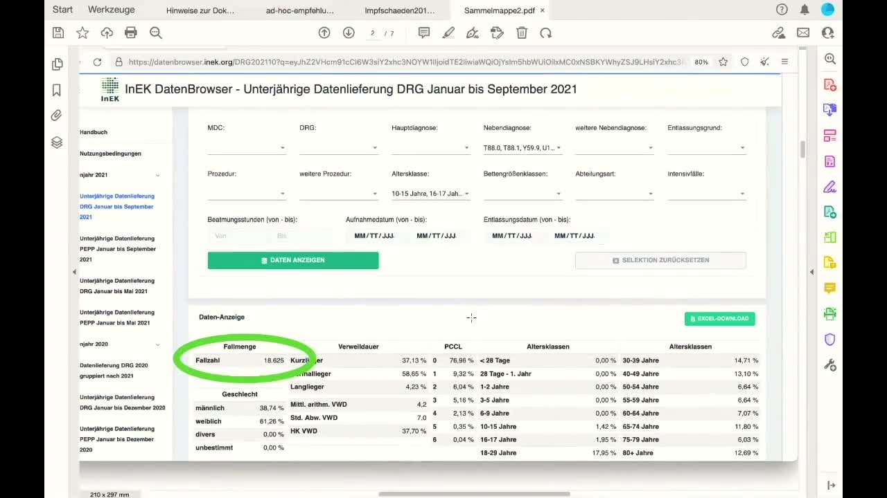 Datenanalyst Tom Lausen: "20x mehr Impfschäden in Kliniken behandelt"