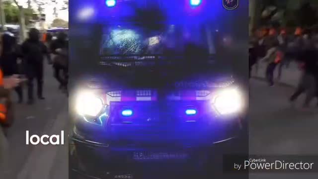 Mozos constitucionalistas piden el apoyo de España en Barcelona ante la persecución separatista