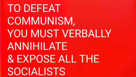 Communism doesn't stand a chance