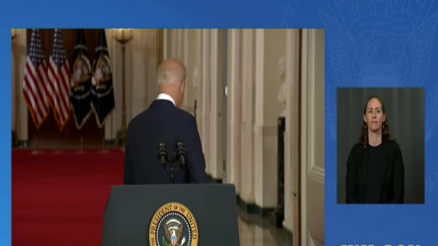 Biden Turns His Back at Presser After Turning It on America