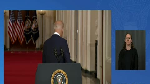 Biden Turns His Back at Presser After Turning It on America