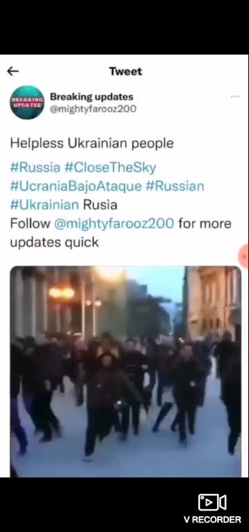 Ucraina: scene create come in un film!